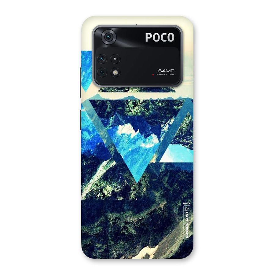 Triangular View Back Case for Poco M4 Pro 4G