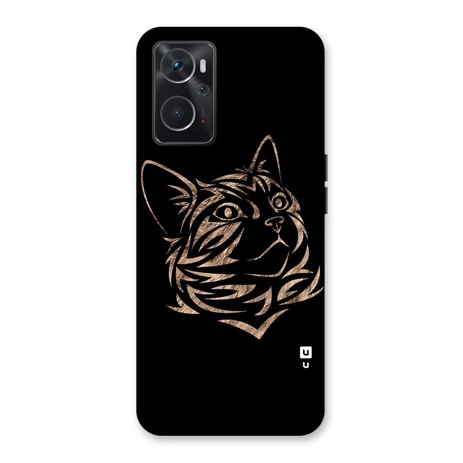 Tribal Cat Back Case for Oppo K10 4G