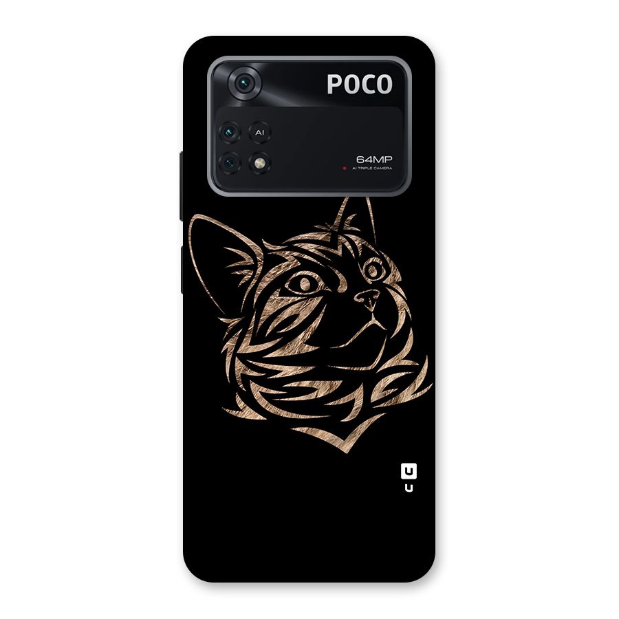 Tribal Cat Back Case for Poco M4 Pro 4G