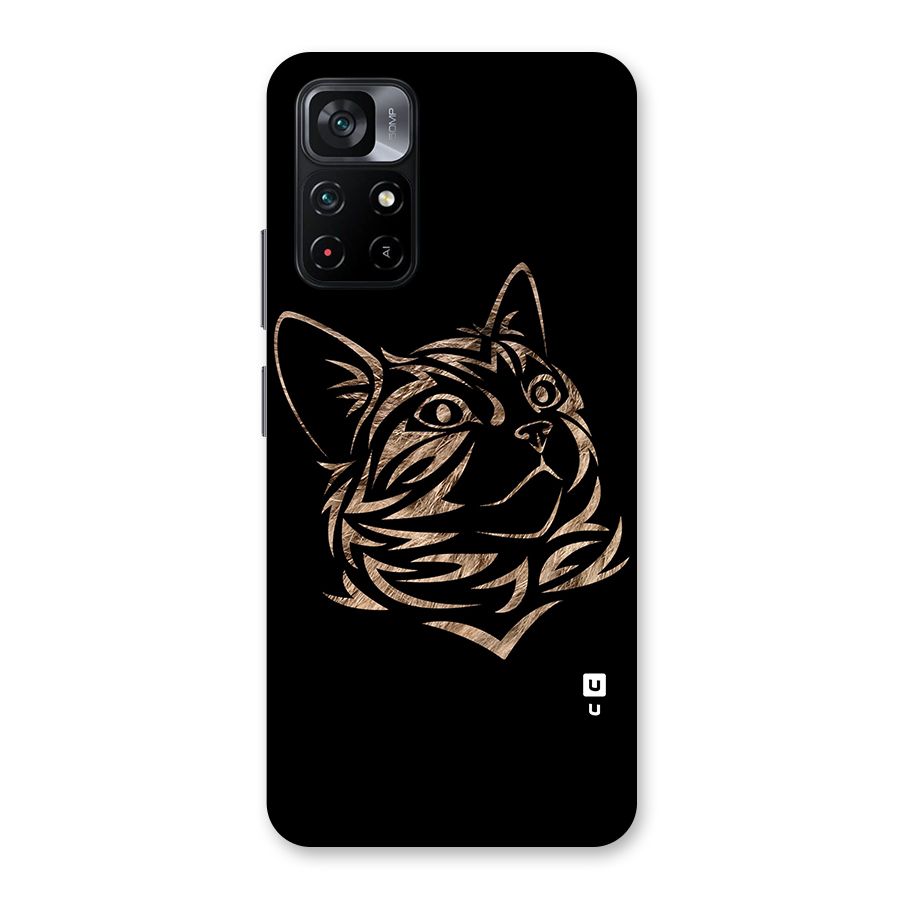 Tribal Cat Back Case for Poco M4 Pro 5G
