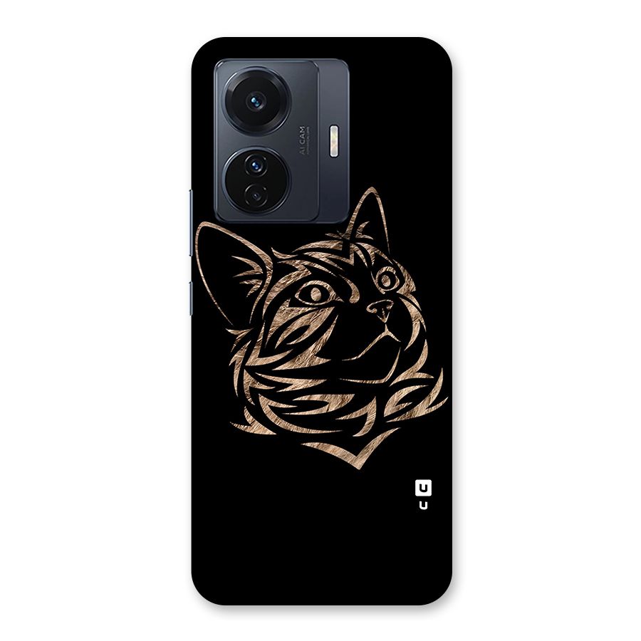 Tribal Cat Back Case for Vivo T1 Pro
