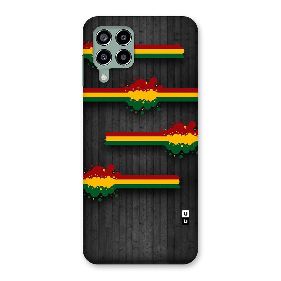 Tricolor Splash Design Back Case for Galaxy M33
