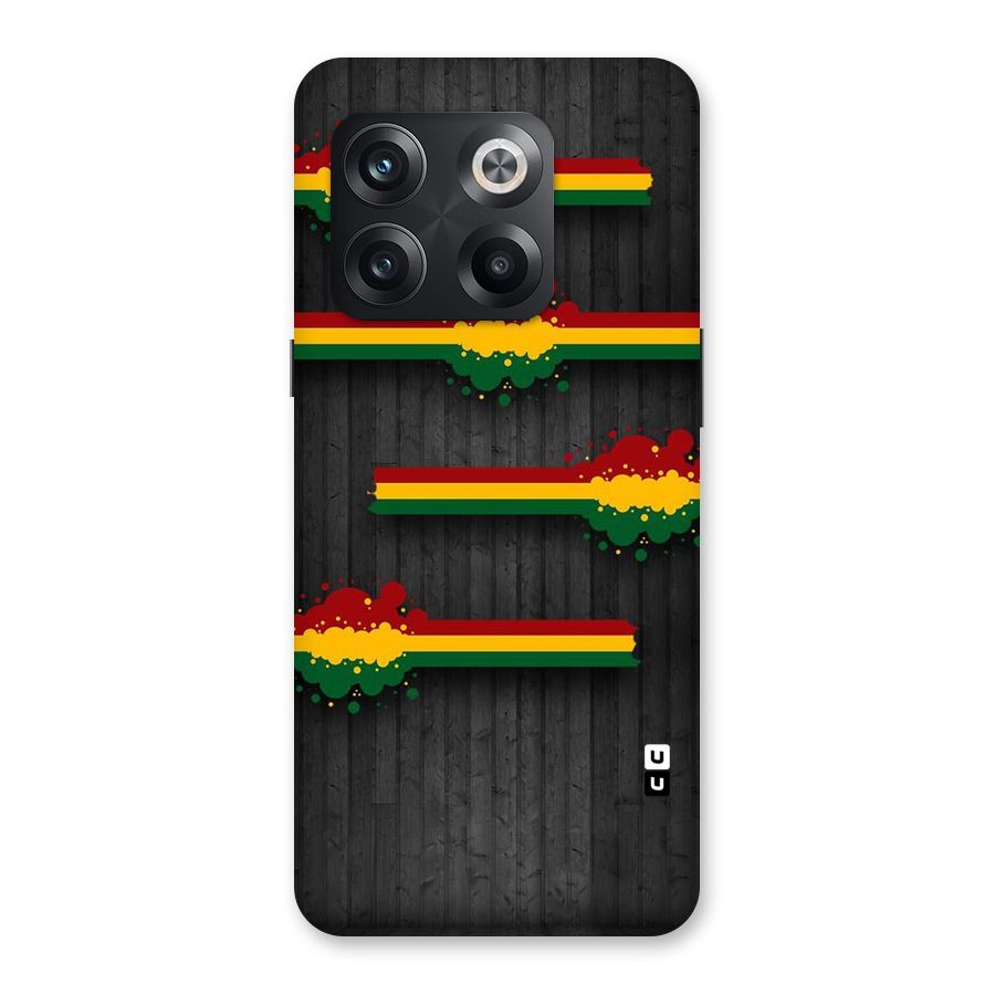 Tricolor Splash Design Back Case for OnePlus 10T