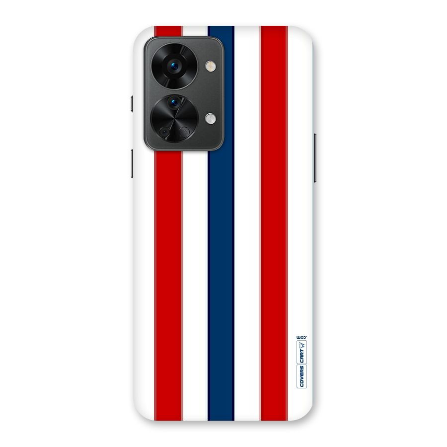 Tricolor Stripes Back Case for OnePlus Nord 2T