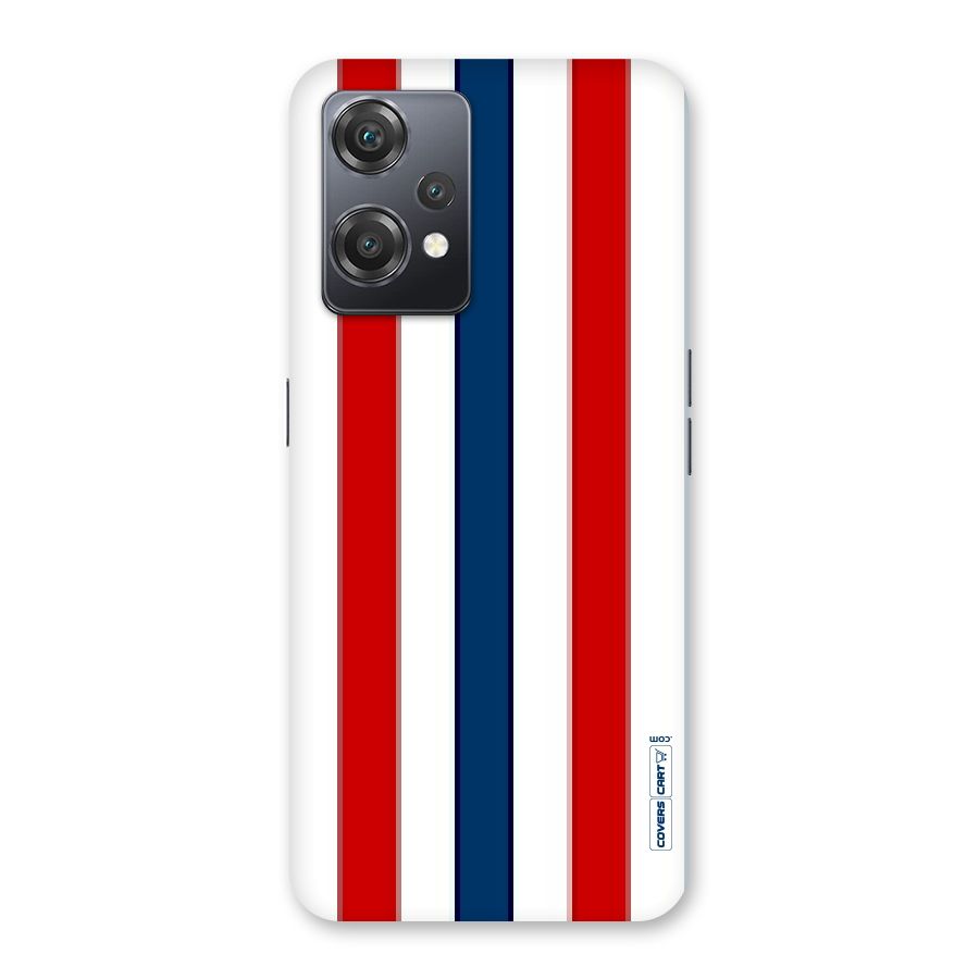 Tricolor Stripes Back Case for OnePlus Nord CE 2 Lite 5G