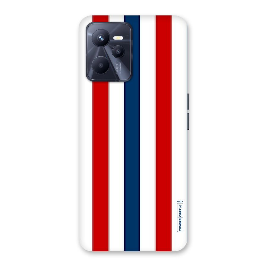 Tricolor Stripes Back Case for Realme C35