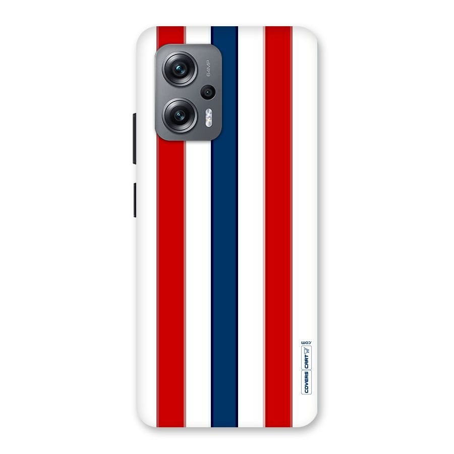 Tricolor Stripes Back Case for Redmi K50i