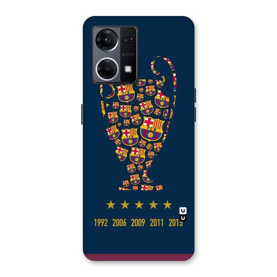 Trophy Team Glass Back Case for Oppo F21 Pro 5G
