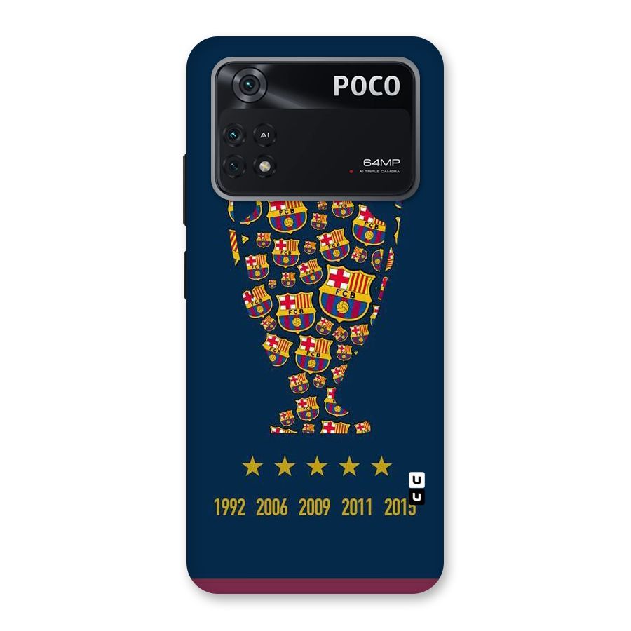 Trophy Team Back Case for Poco M4 Pro 4G