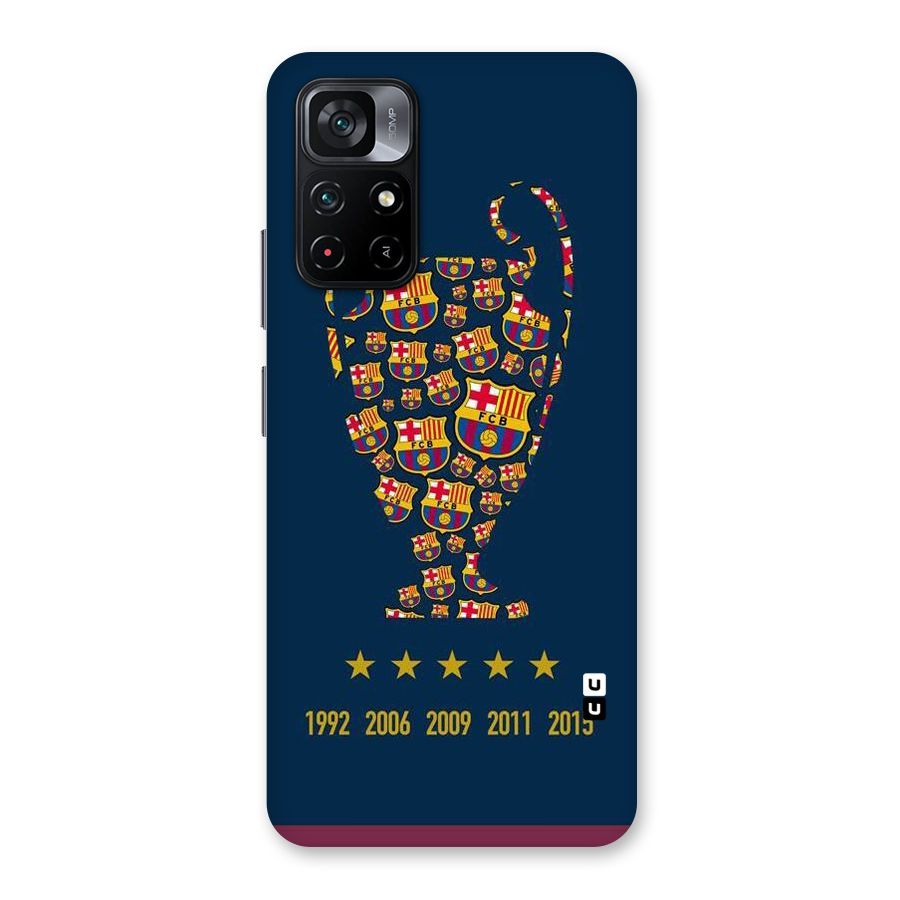 Trophy Team Back Case for Poco M4 Pro 5G