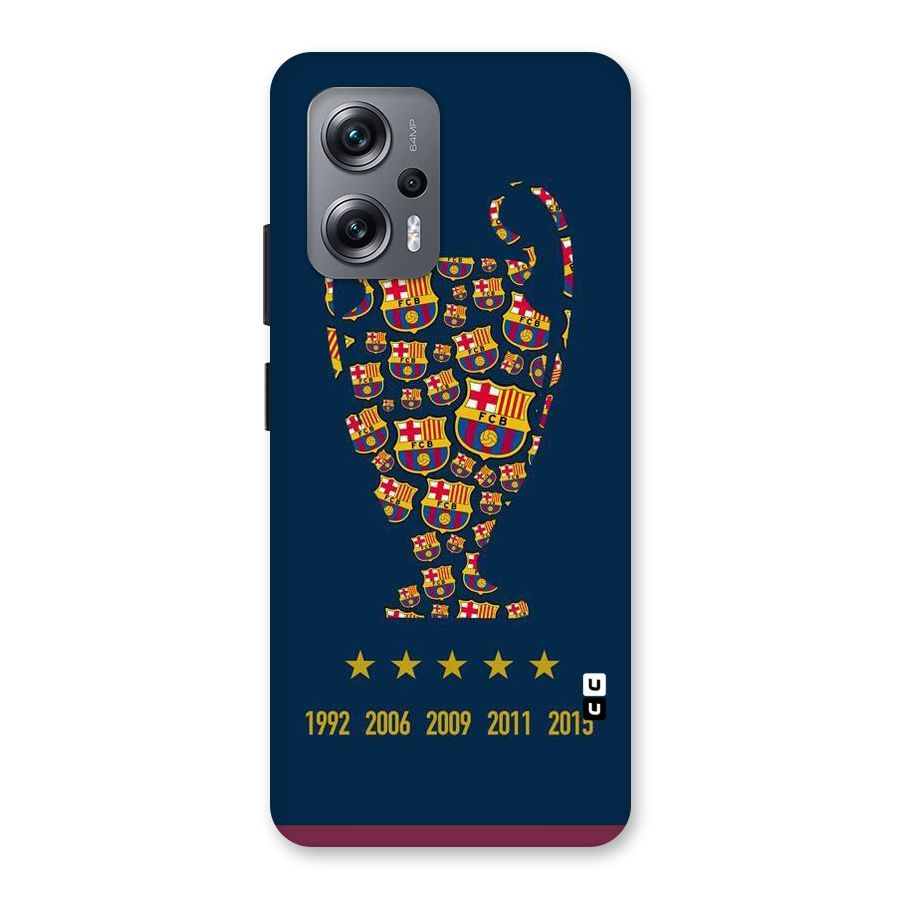 Trophy Team Back Case for Redmi K50i