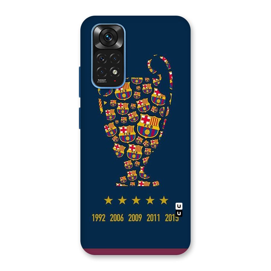 Trophy Team Back Case for Redmi Note 11S