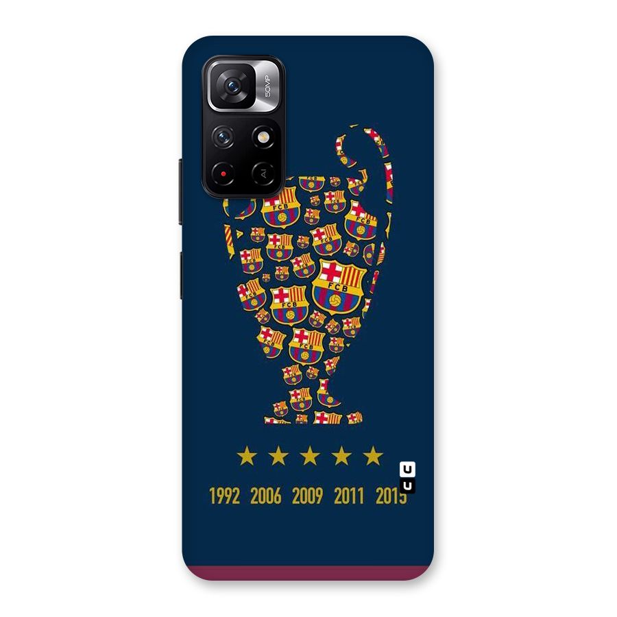 Trophy Team Back Case for Redmi Note 11T 5G