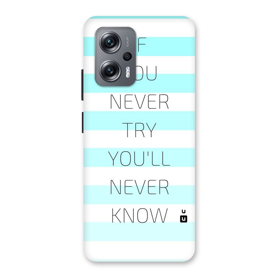 Try Know Back Case for Redmi K50i