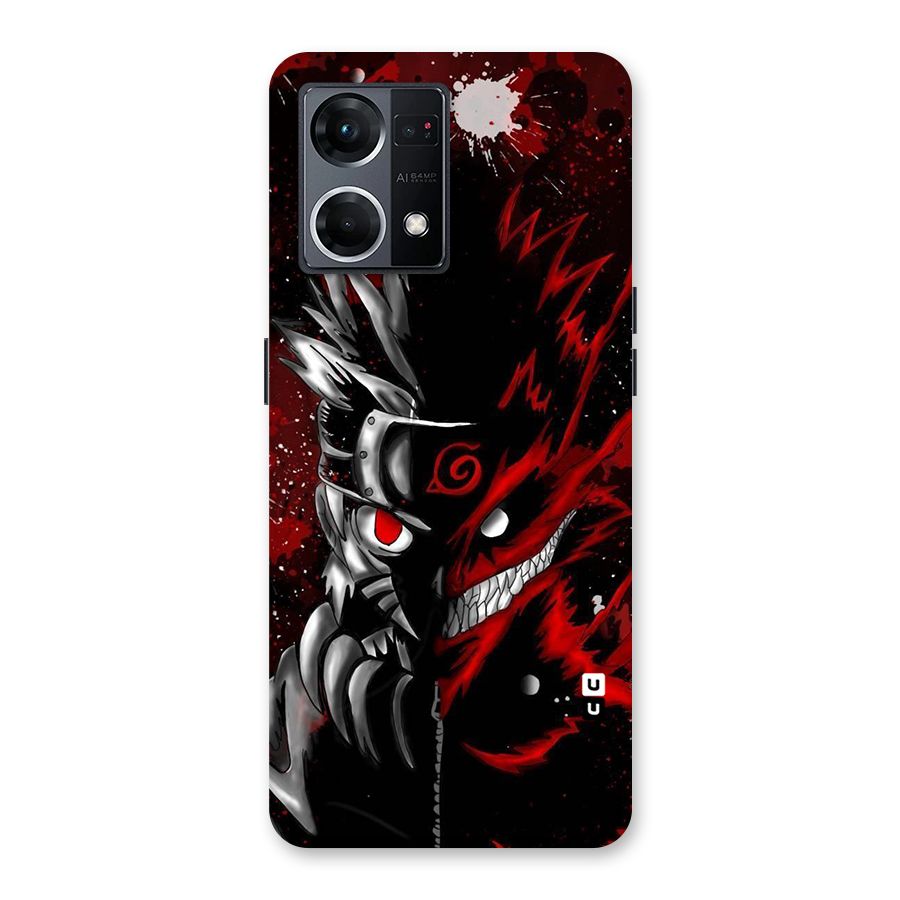 Two Face Naruto Glass Back Case for Oppo F21 Pro 5G