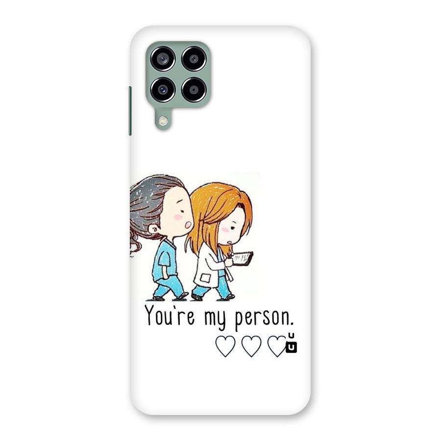 Two Friends In Coat Back Case for Galaxy M33