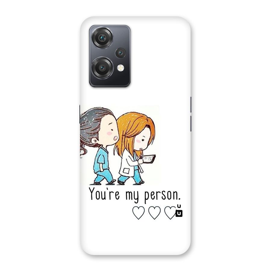 Two Friends In Coat Back Case for OnePlus Nord CE 2 Lite 5G