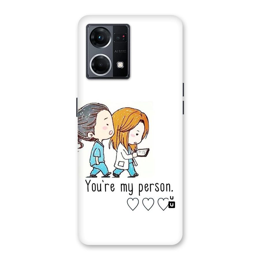 Two Friends In Coat Glass Back Case for Oppo F21 Pro 5G