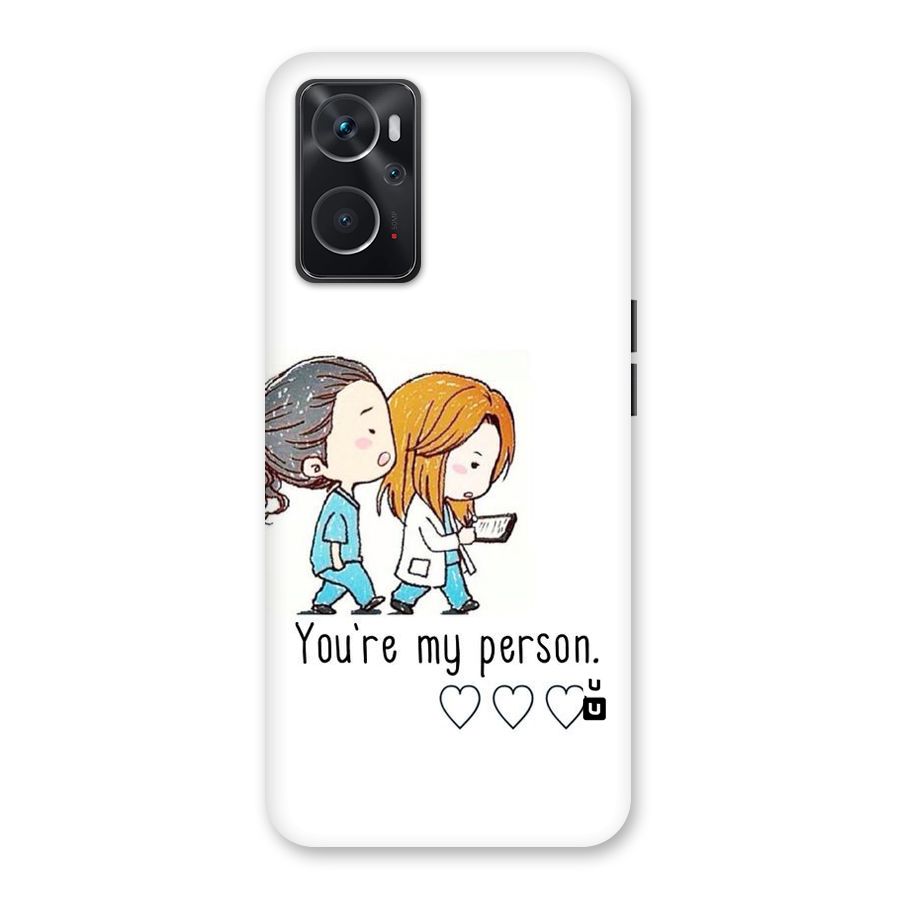 Two Friends In Coat Back Case for Oppo K10 4G
