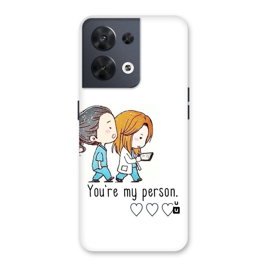 Two Friends In Coat Back Case for Oppo Reno8 5G