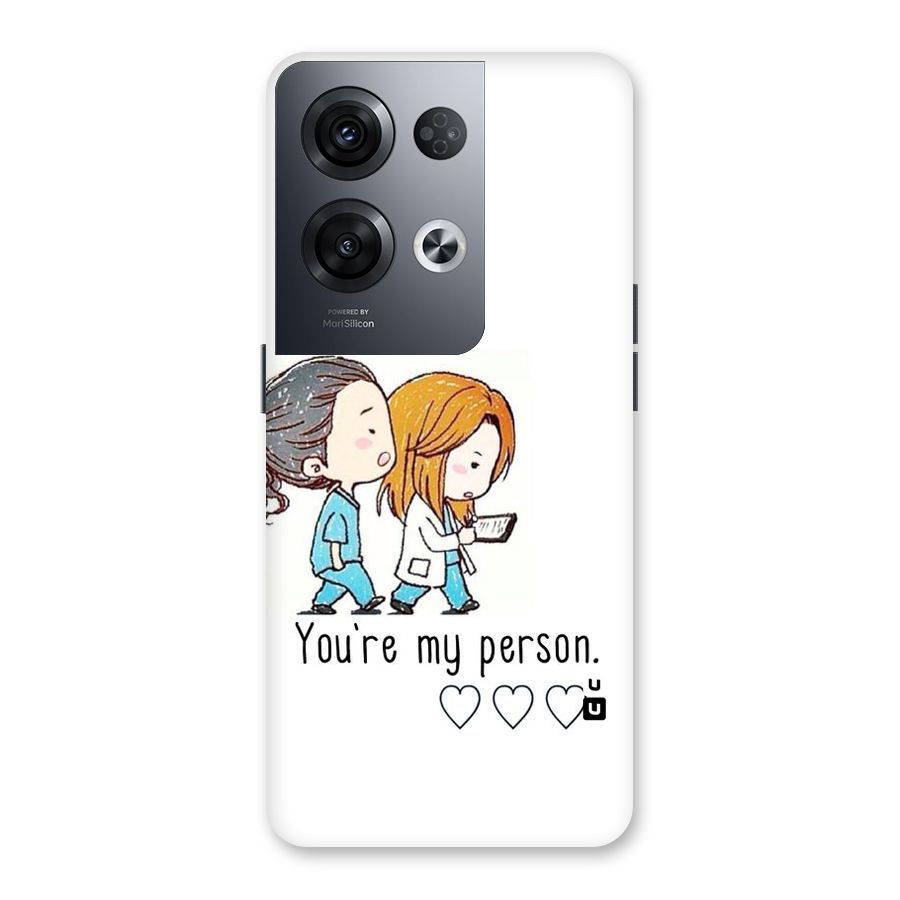 Two Friends In Coat Back Case for Oppo Reno8 Pro 5G