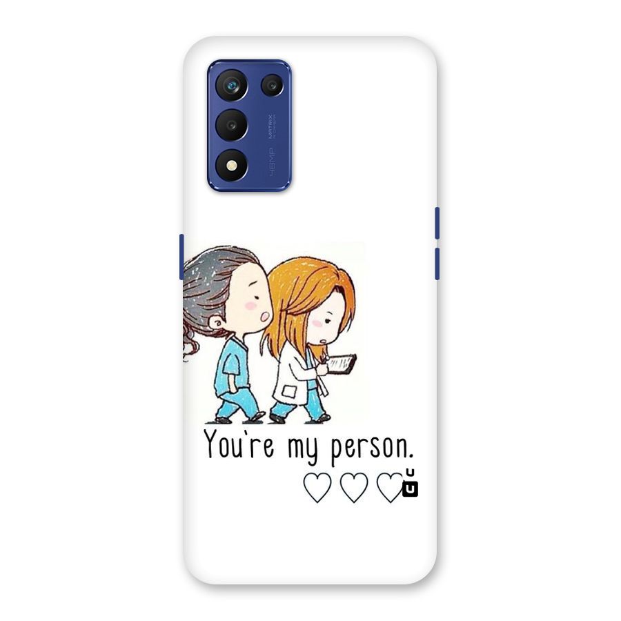 Two Friends In Coat Back Case for Realme 9 5G Speed