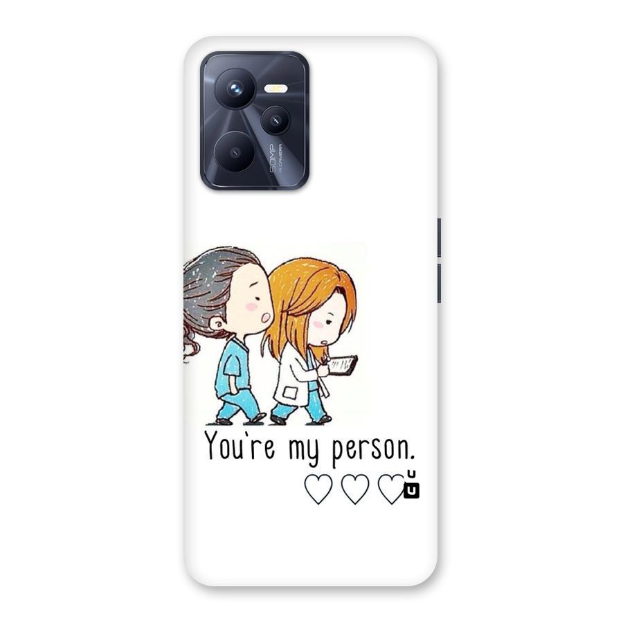 Two Friends In Coat Back Case for Realme C35