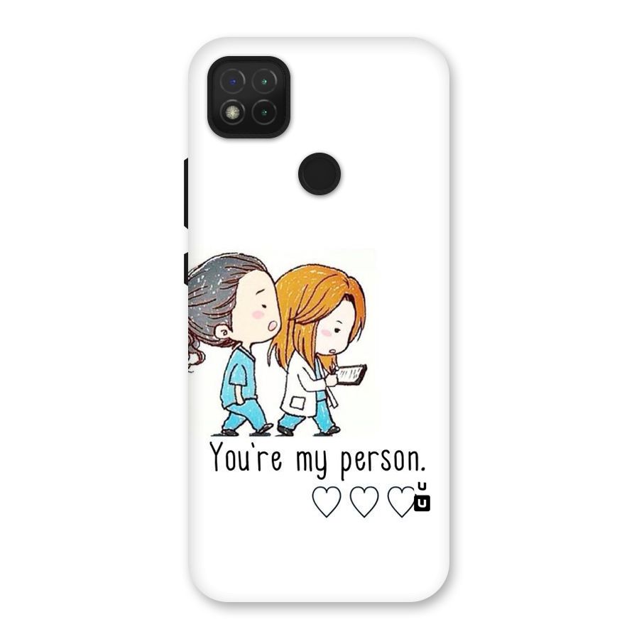 Two Friends In Coat Back Case for Redmi 9 Activ