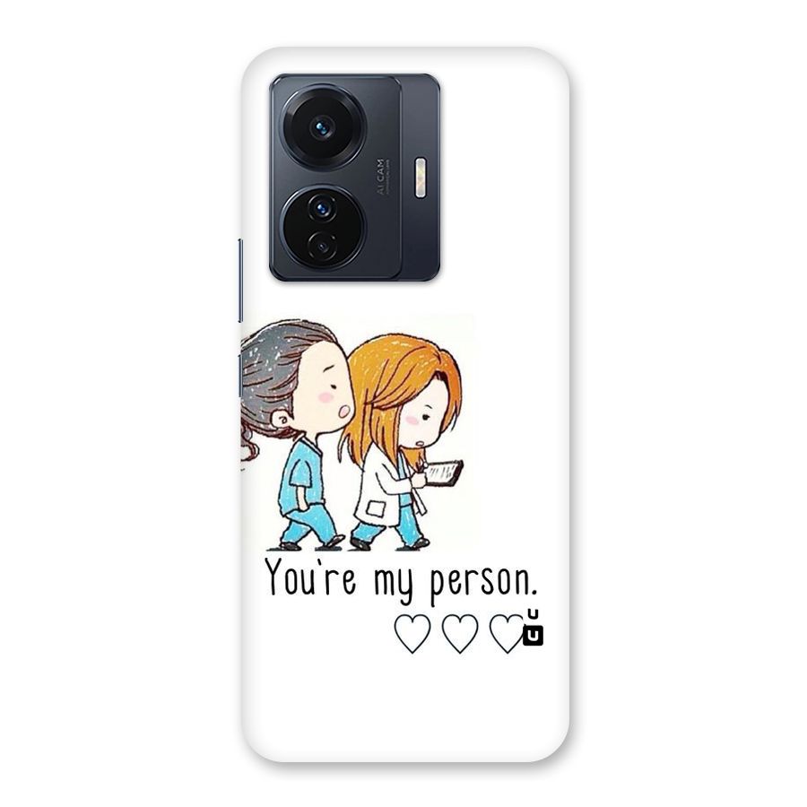 Two Friends In Coat Back Case for Vivo T1 Pro