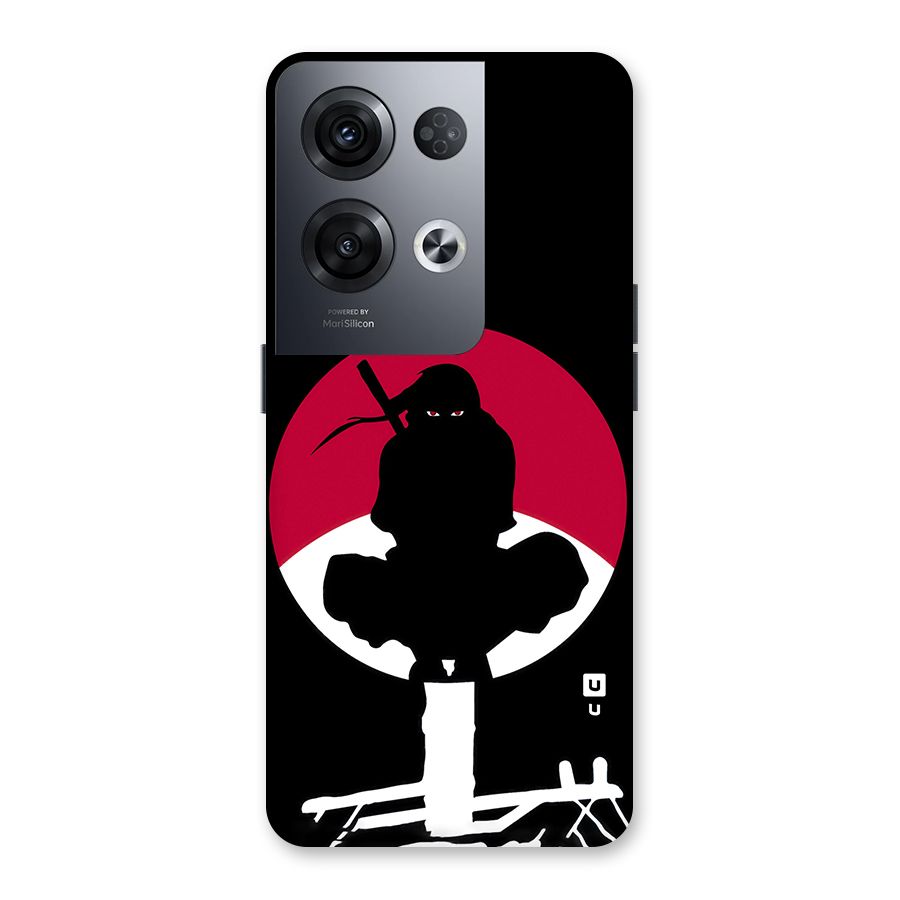 Uchiha Itachi Minimalist Back Case for Oppo Reno8 Pro 5G