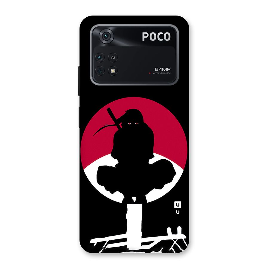 Uchiha Itachi Minimalist Back Case for Poco M4 Pro 4G