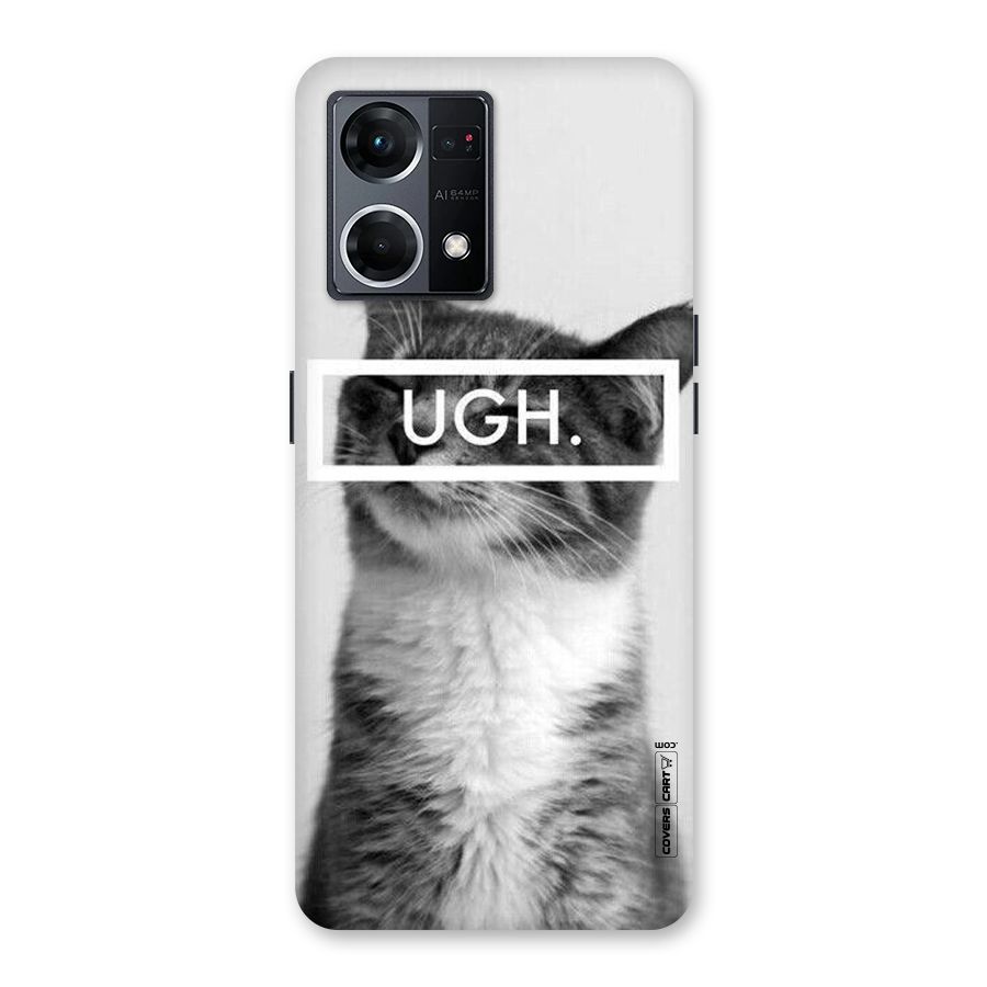Ugh Kitty Glass Back Case for Oppo F21 Pro 5G