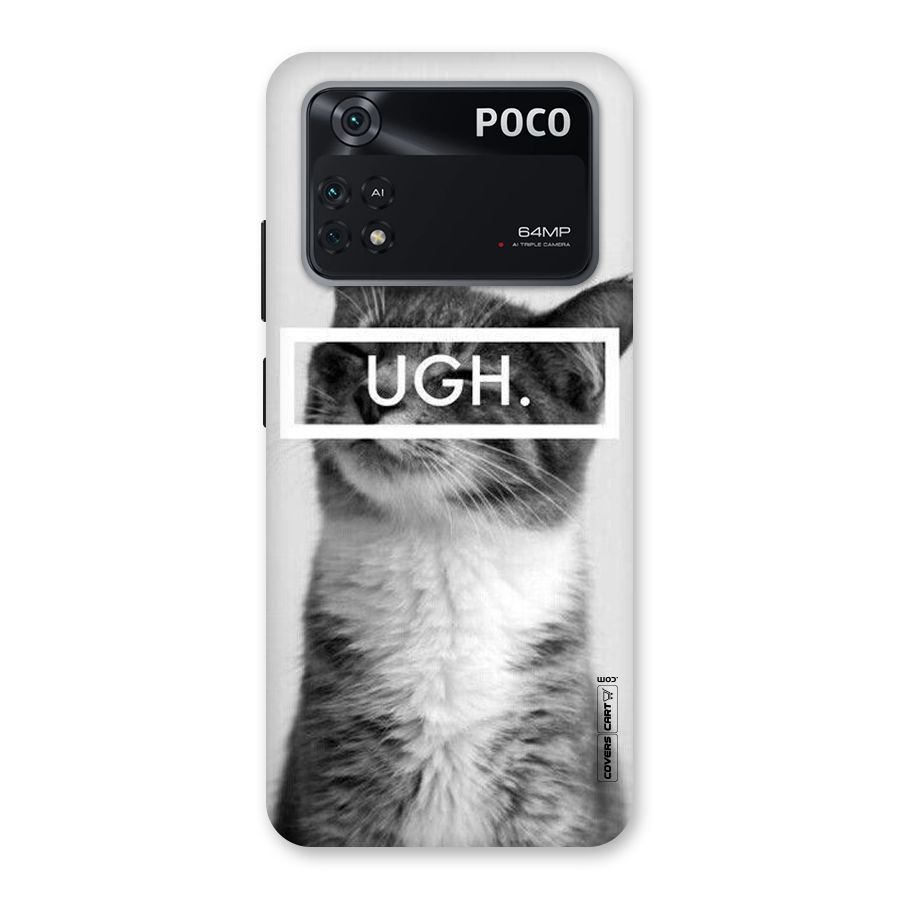 Ugh Kitty Back Case for Poco M4 Pro 4G
