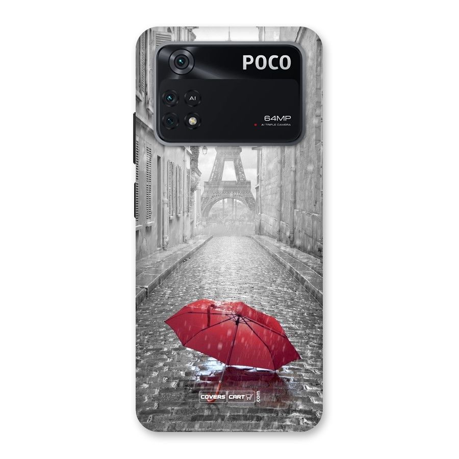 Umbrella Paris Back Case for Poco M4 Pro 4G