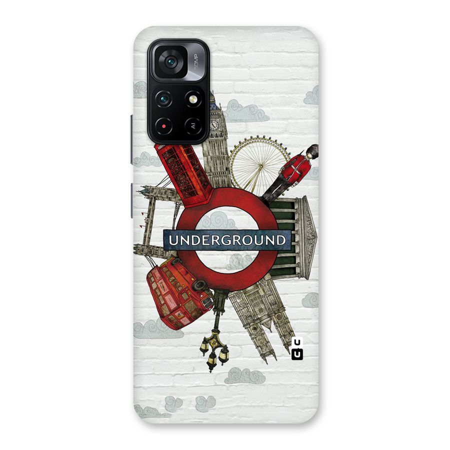 Underground Design Back Case for Poco M4 Pro 5G