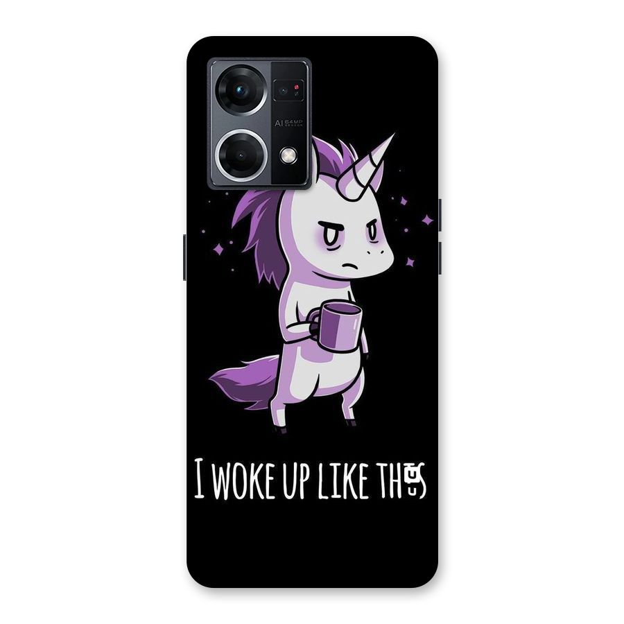 Unicorn Morning Glass Back Case for Oppo F21 Pro 5G