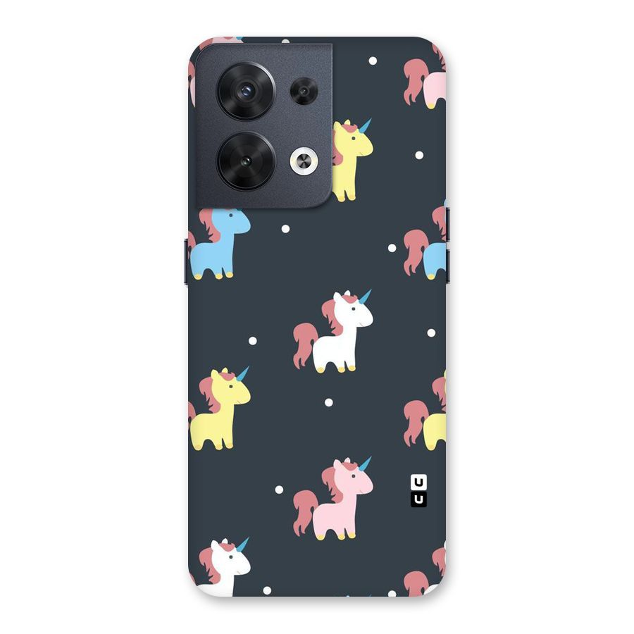 Unicorn Pattern Back Case for Oppo Reno8 5G