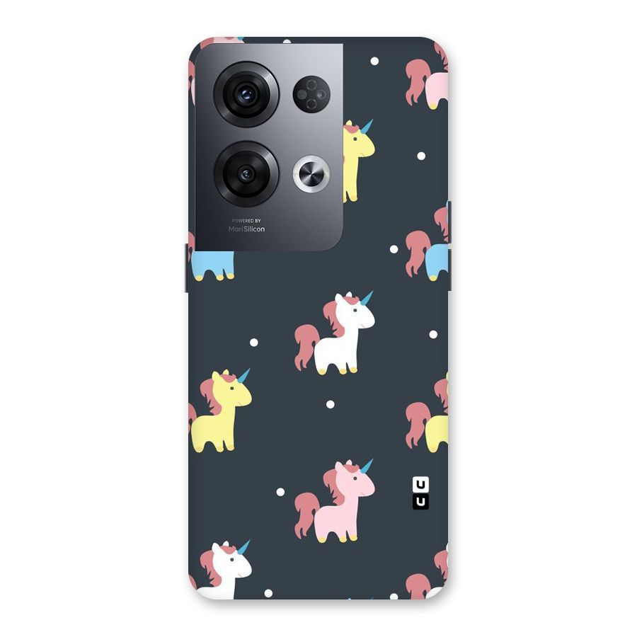 Unicorn Pattern Back Case for Oppo Reno8 Pro 5G