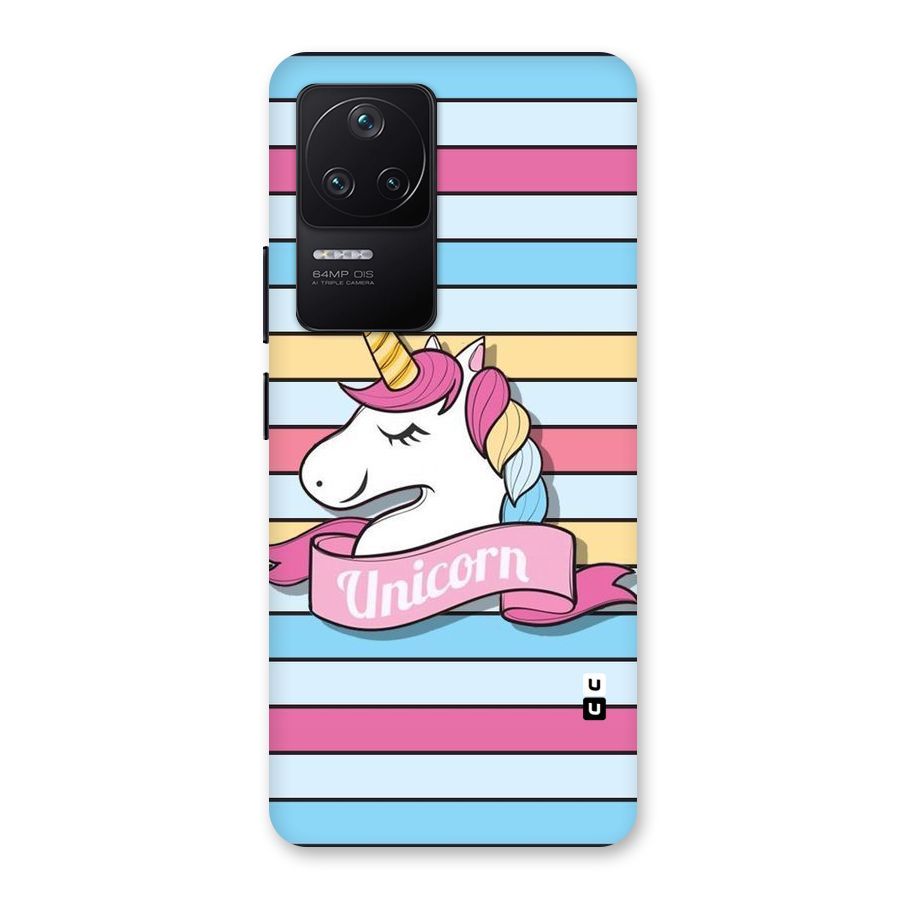 Unicorn Stripes Back Case for Poco F4 5G