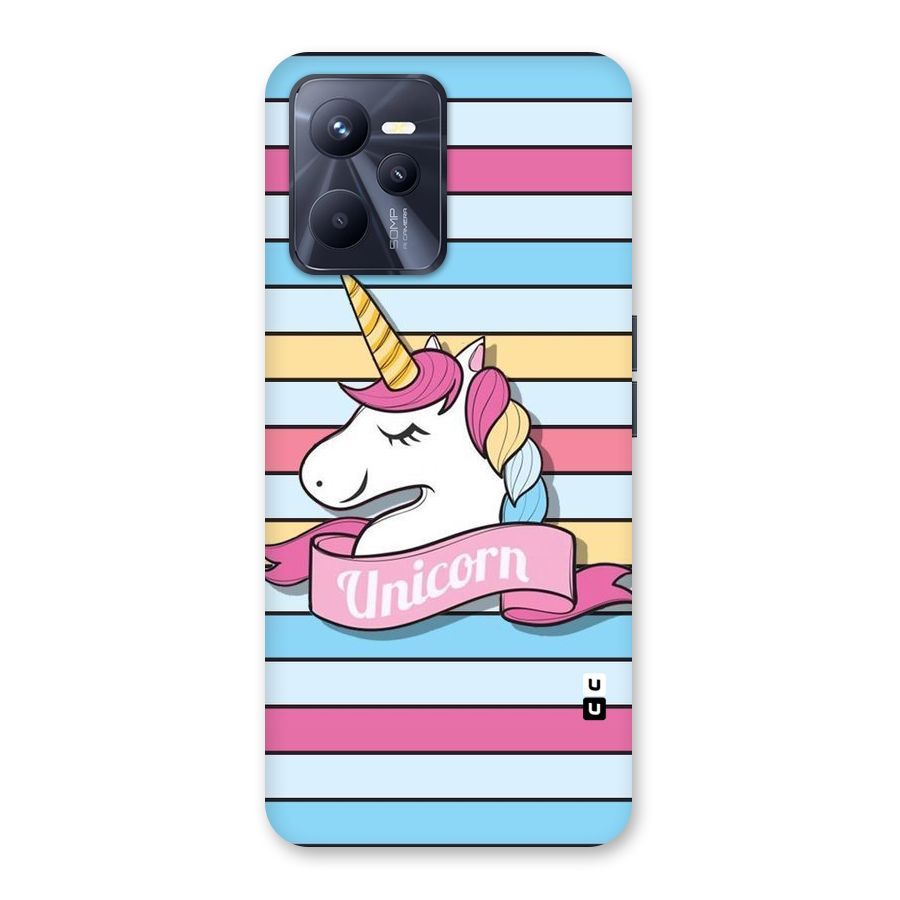 Unicorn Stripes Back Case for Realme C35