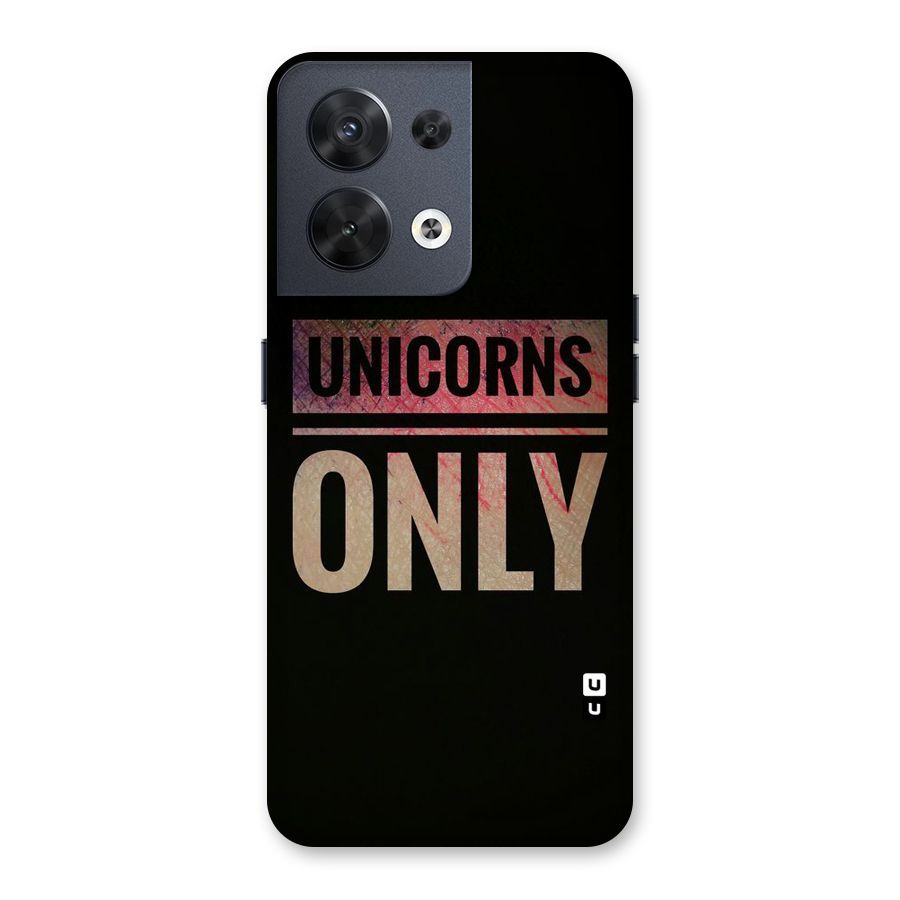 Unicorns Only Back Case for Oppo Reno8 5G