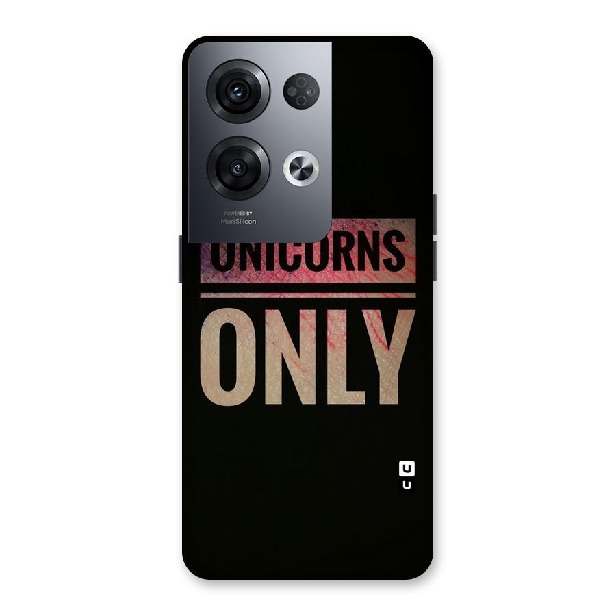 Unicorns Only Back Case for Oppo Reno8 Pro 5G