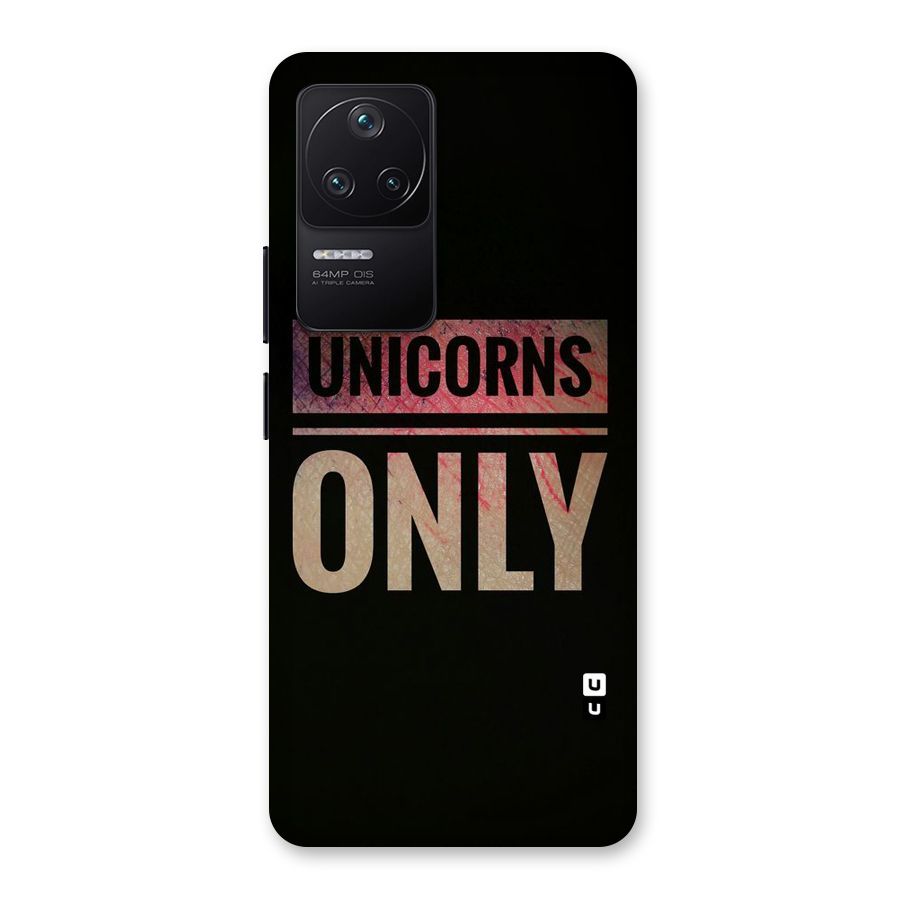 Unicorns Only Back Case for Poco F4 5G