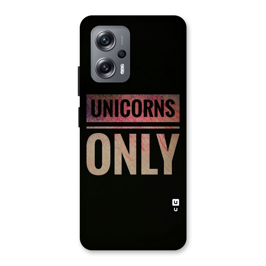 Unicorns Only Back Case for Redmi K50i