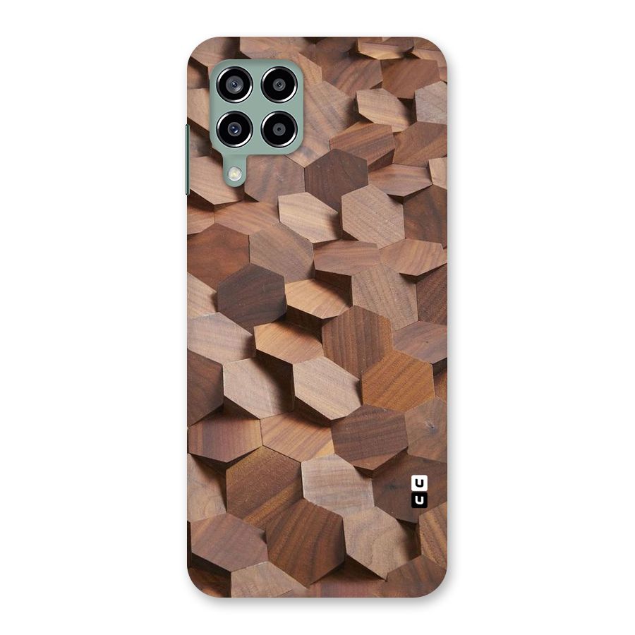 Uplifted Wood Hexagons Back Case for Galaxy M33