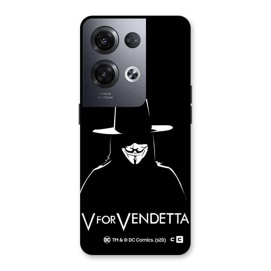 V for Vendetta Minimal Back Case for Oppo Reno8 Pro 5G