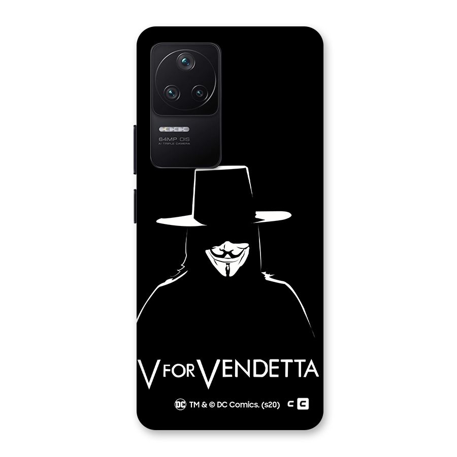 V for Vendetta Minimal Back Case for Poco F4 5G