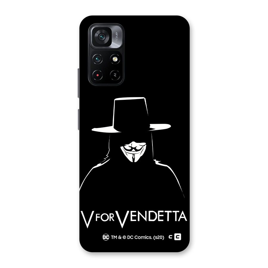 V for Vendetta Minimal Back Case for Poco M4 Pro 5G