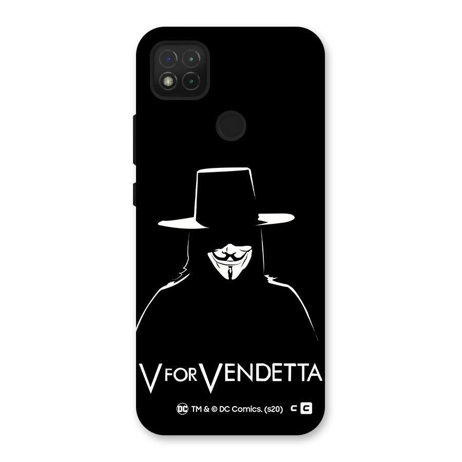 V for Vendetta Minimal Back Case for Redmi 9 Activ