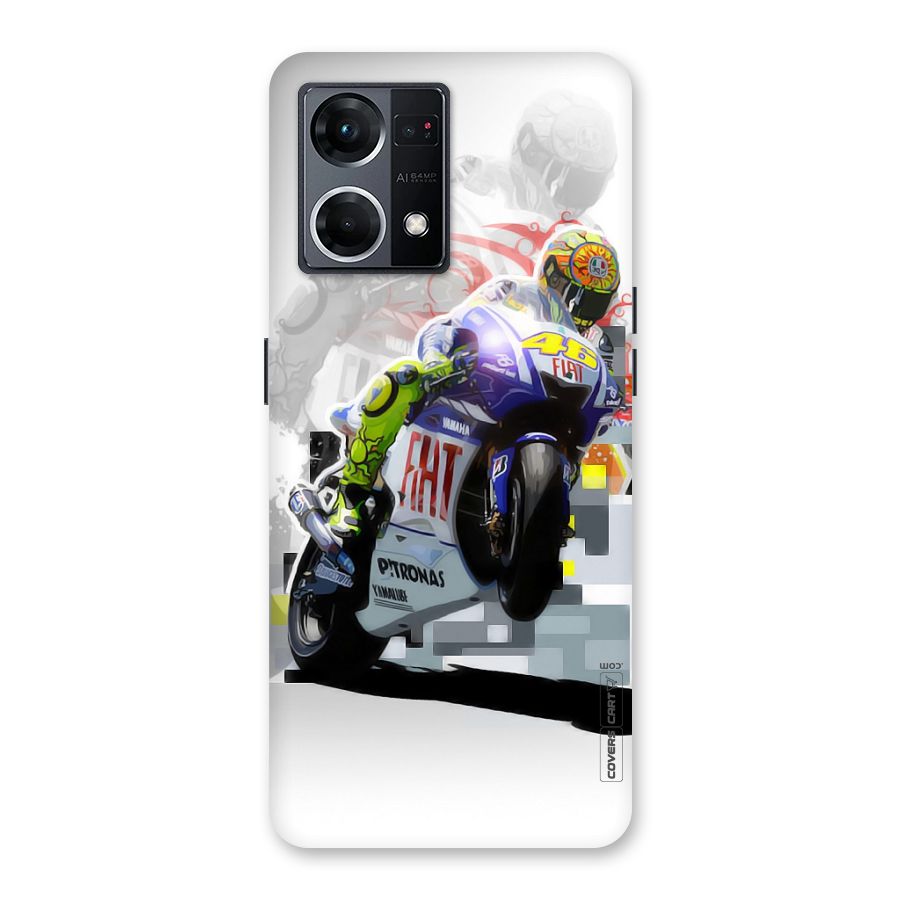 Valentino Rossi Glass Back Case for Oppo F21 Pro 5G